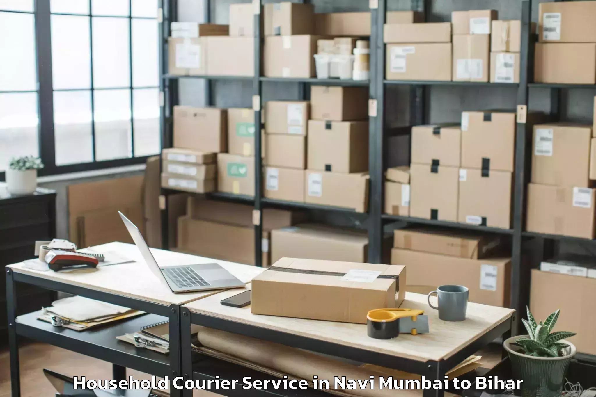 Book Your Navi Mumbai to Karpi Panchayat Household Courier Today